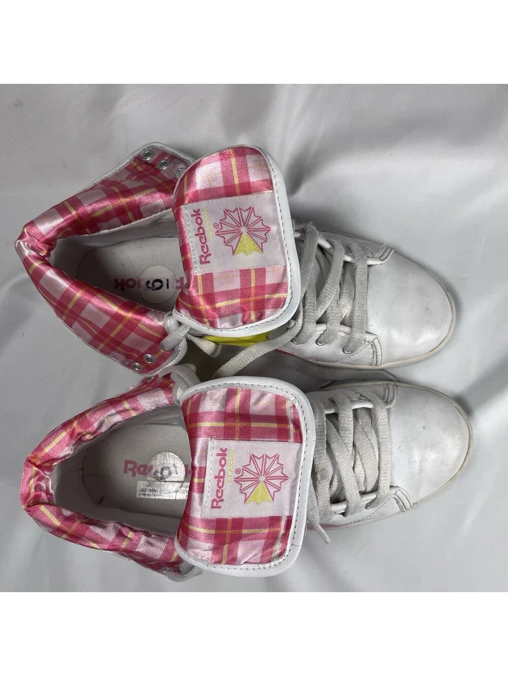 WOMEN'S Reebok Top Down Hi Top Fold Over Flap Sneakers JO8857 Size 6